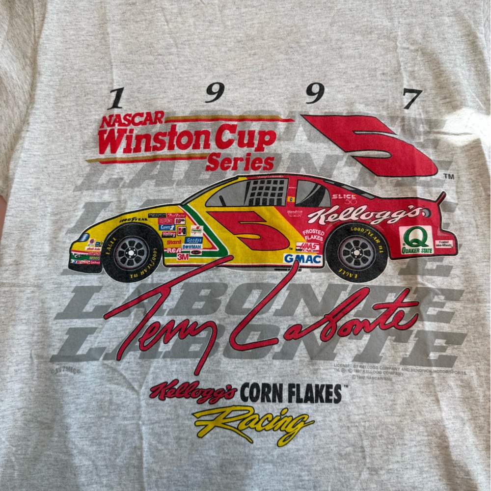 VINTAGE NASCAR WINSTON CUP SERIES Terry Labonte #5 T-Shirt